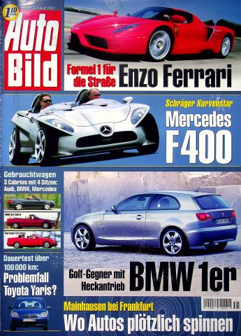 Deckblatt Auto Bild (31/2002)